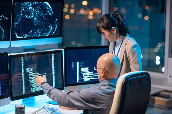 Sphere engineers reviewing code