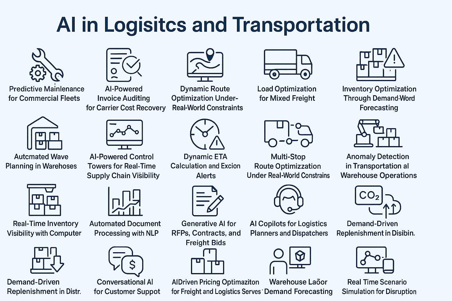 AI Use Cases for Logistics and Transportation