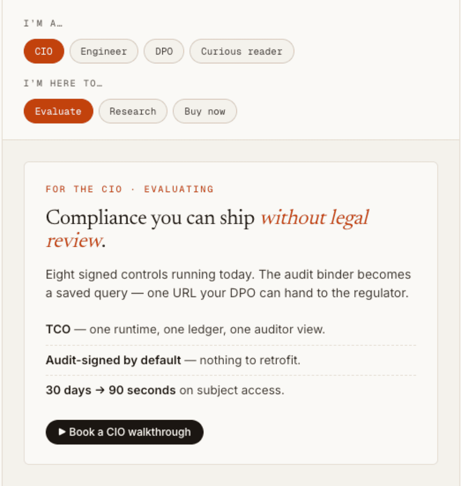 Agent-ready sites — an API for AI agents