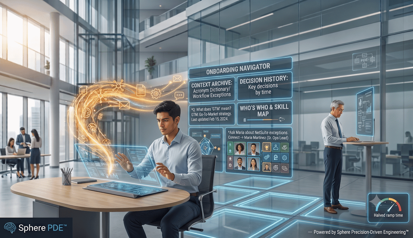 Company Brain for Onboarding: How AI Cuts New Hire Ramp Time by Half