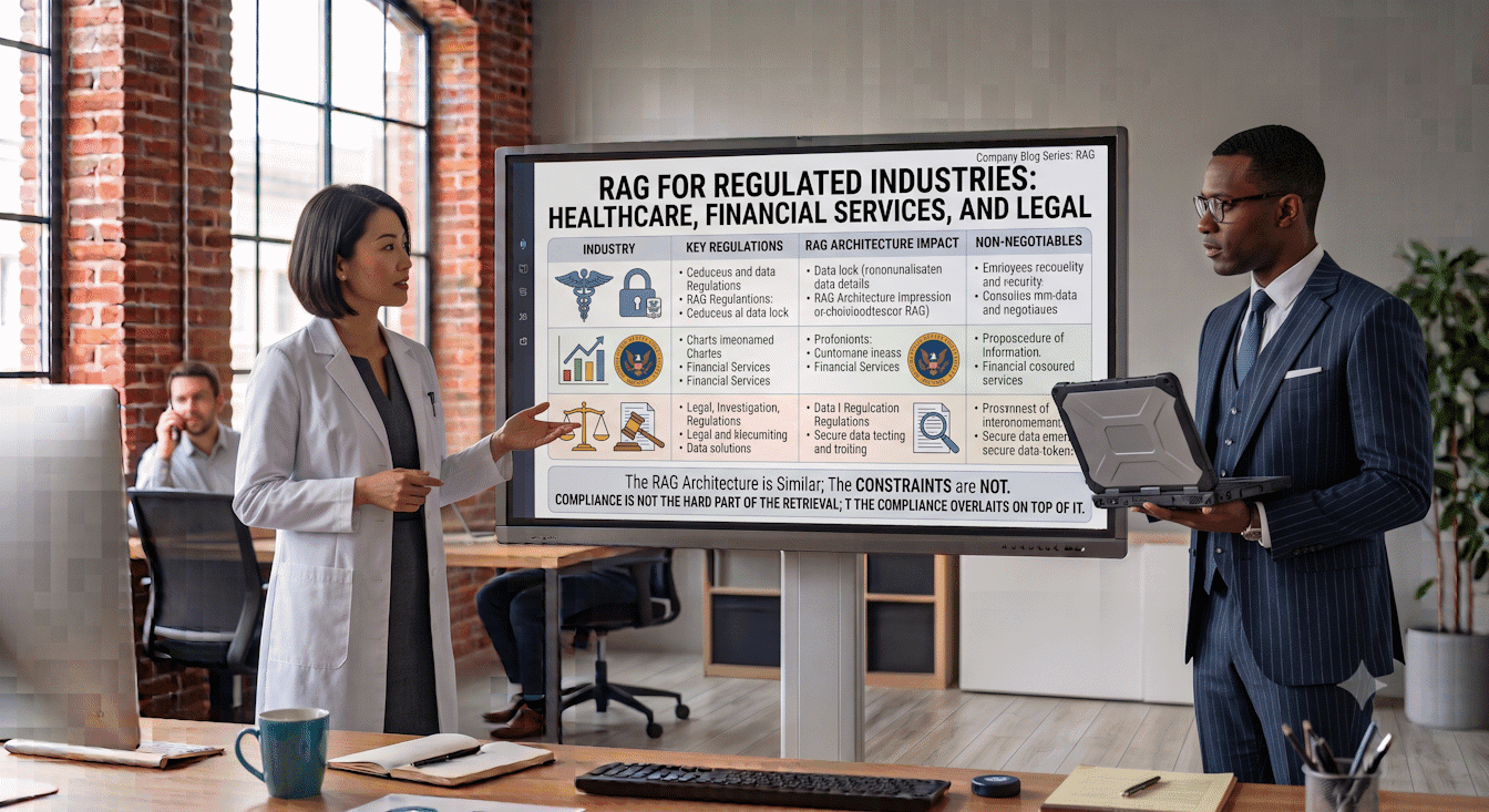 RAG for Regulated Industries: Healthcare, Financial Services, and Legal