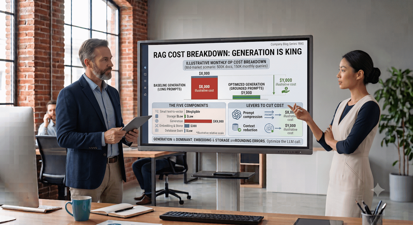 Enterprise RAG Cost: What It Actually Costs to Build and Operate at Scale