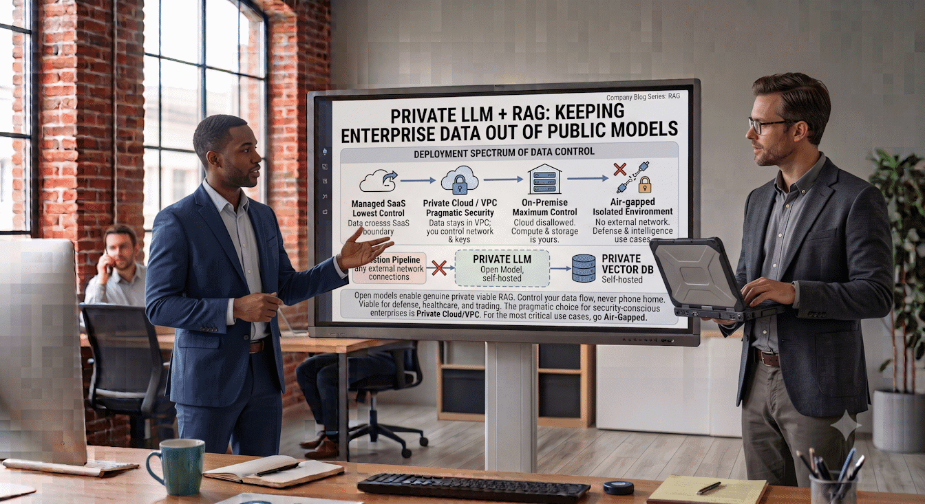 Private LLM + RAG: Keeping Enterprise Data Out of Public Models