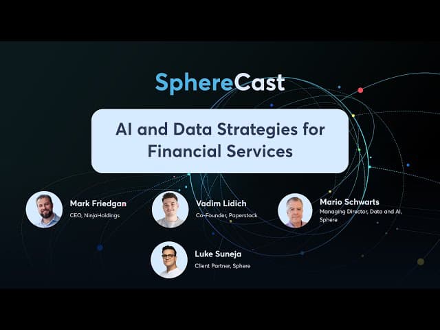 AI And Data Strategies for Financial Services