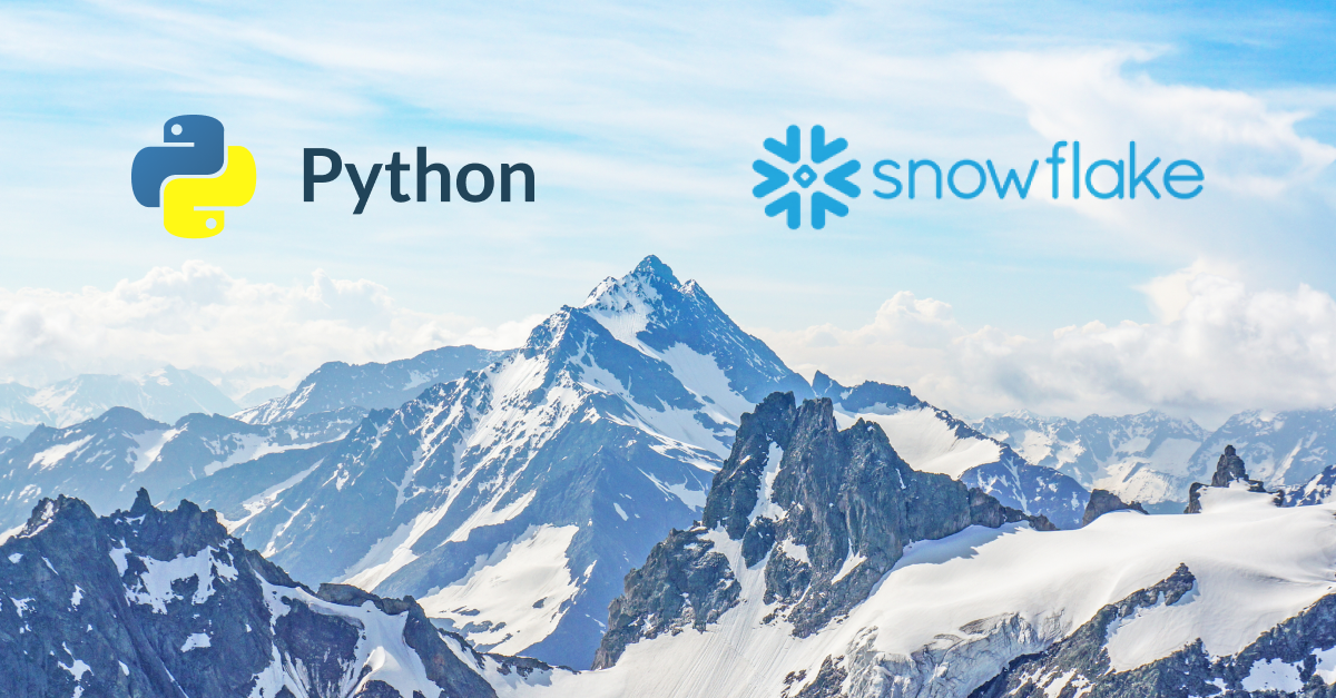 Developers can now use Python within Snowflake