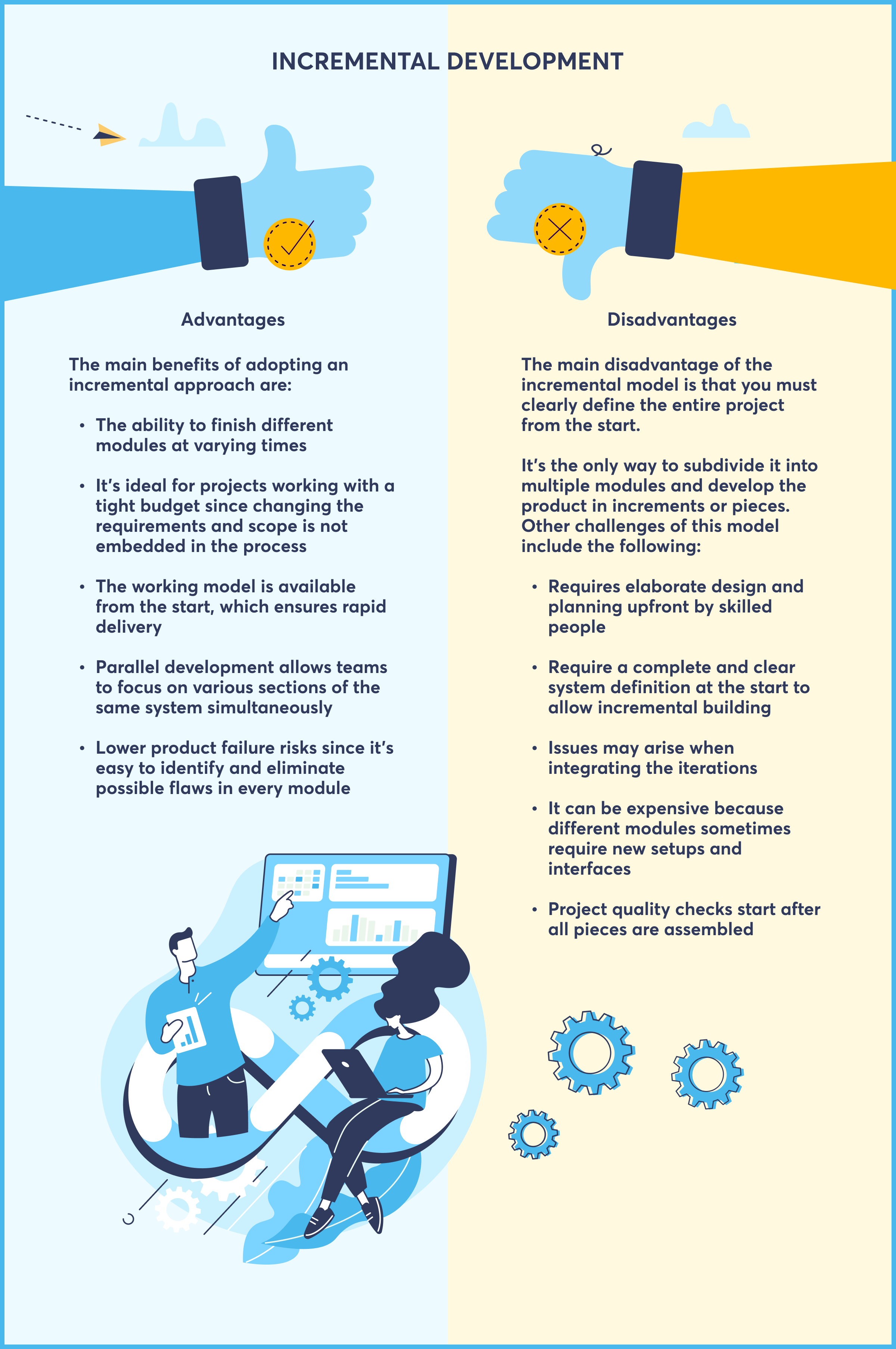 incremental development advantages disadvantages