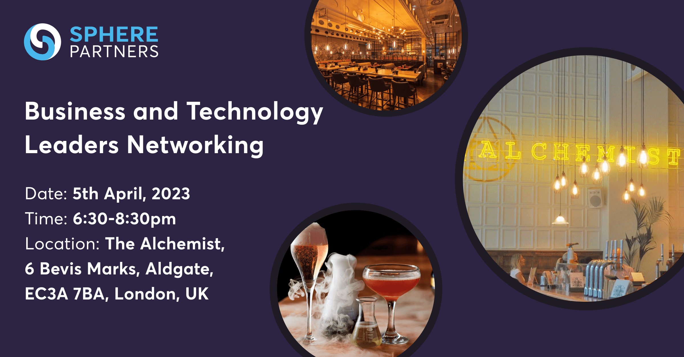London Business and Tech Leaders Cocktail Evening - 5 April 2023