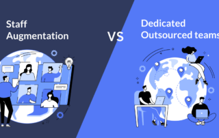 staff augmentation vs dedicated outsourced teams