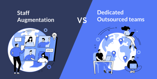 staff augmentation vs dedicated outsourced teams