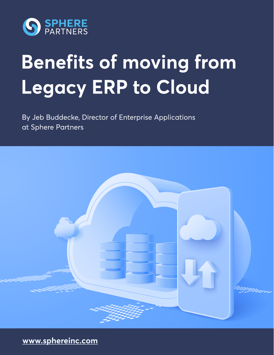 Benefits of moving from Legacy ERP to Cloud
